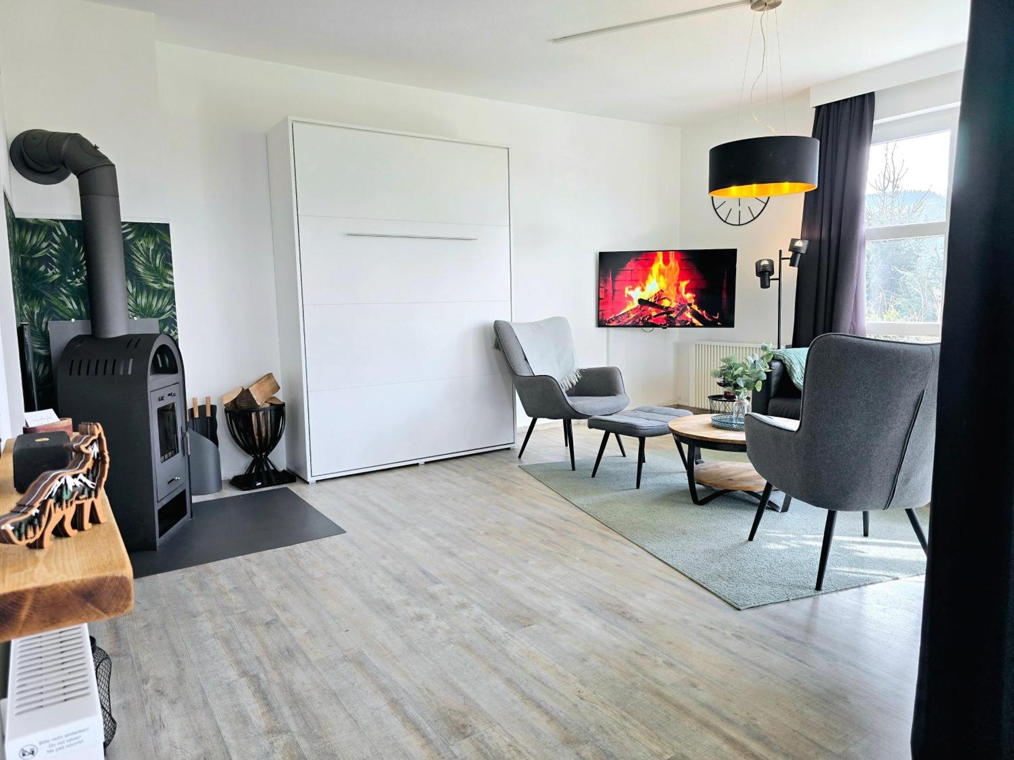 Ferienwohnung Fuchsbau Mit Kamin & Terrasse & Hunde Winterberg Exteriér fotografie